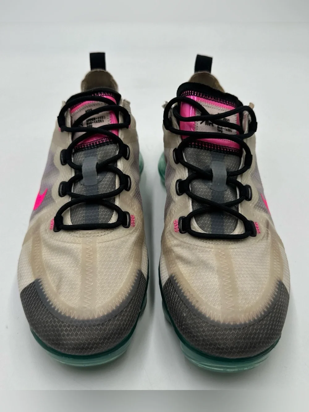 Nike Air VaporMax 2019 Womens Size 9 Pink Teal Multicolor Sneakers AR6632-005
